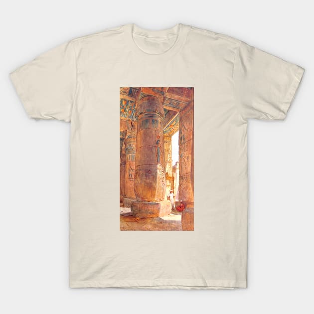 In The Temple Of Ramses III, Medinet Habu in Egypt T-Shirt by Star Scrunch